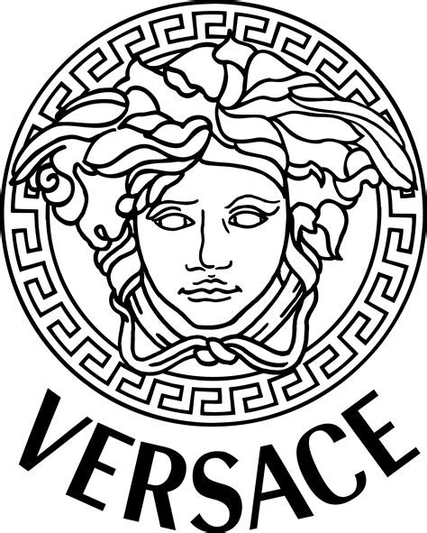 versace emblem for glasses|versace logo black and white.